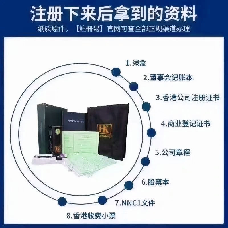 注册香港离岸公司所获得的资料