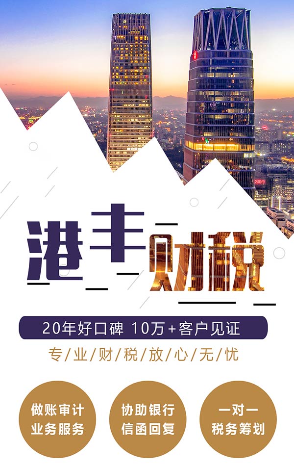 港丰集团专业审计做账报税